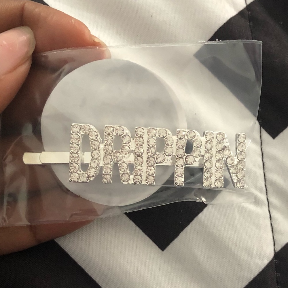 Drippin Rhinestone Hair Clip